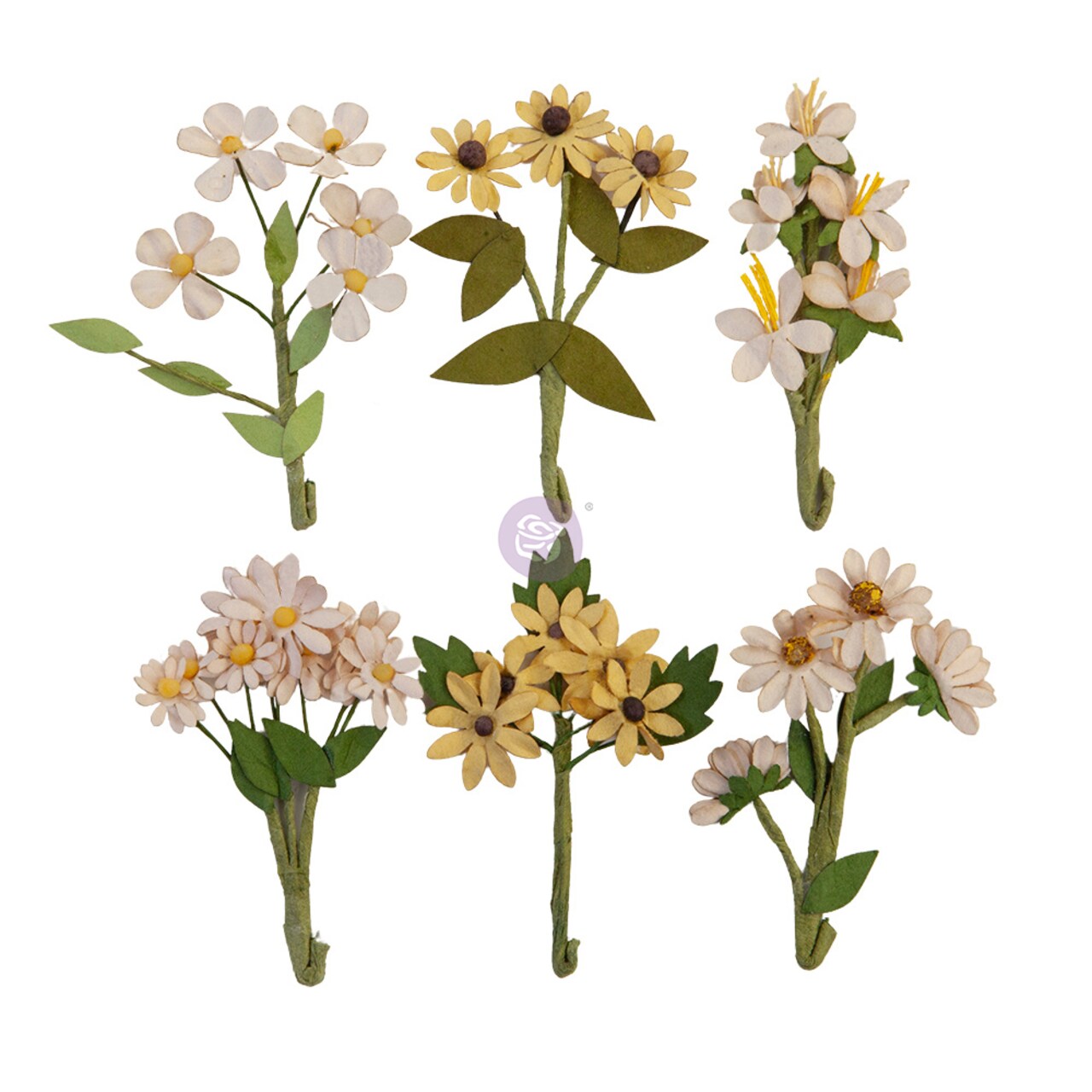 Prima Flowers® Golden Desert Collection - Desert Hill - 6 (Branches 2-3in) (Flowers 0.75 in)